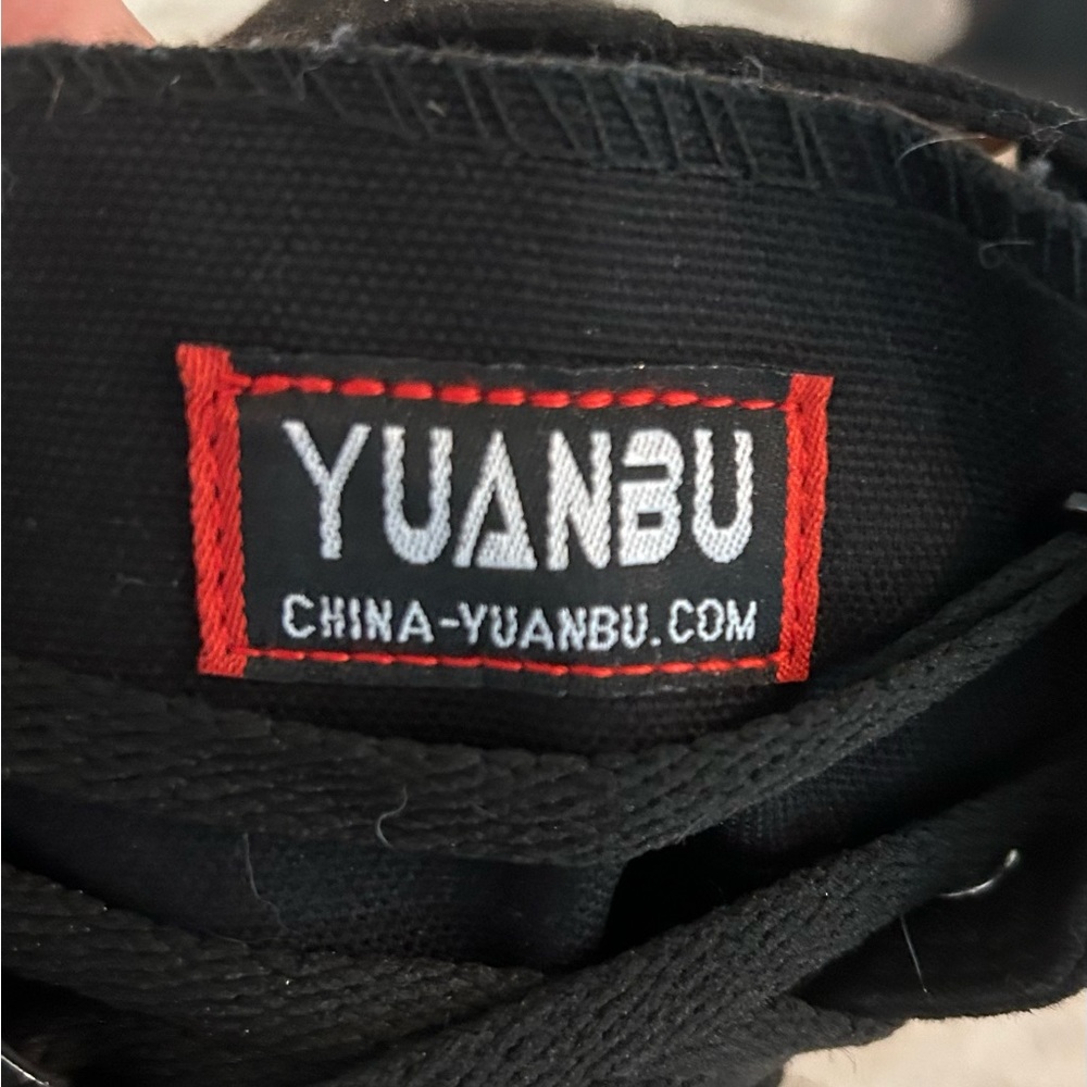 Yuanbu Canvas Women’s Lace Up Mid Calf Sneakers. Sz6 Black. Excellent Condition - Picture 7 of 10